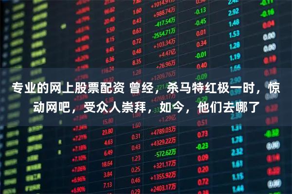 专业的网上股票配资 曾经，杀马特红极一时，惊动网吧，受众人崇拜，如今，他们去哪了