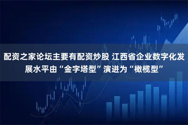 配资之家论坛主要有配资炒股 江西省企业数字化发展水平由“金字塔型”演进为“橄榄型”
